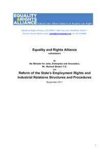 United Kingdom / National human rights institutions / Labour relations / Equality Tribunal / Government of the Republic of Ireland / Unfair dismissal in the United Kingdom / Human rights / Labour law / Discrimination / United Kingdom labour law / Government / Human resource management
