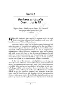 Chapter 1  AL Business as Usual Is Over . . . or Is It?