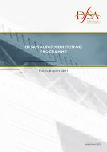 DFSA’S AUDIT MONITORING PROGRAMME Public ReportIssued March 2015