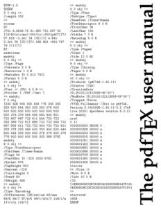 Typography / Computer file formats / Open formats / PdfTeX / TeX / Typesetting / ConTeXt / MetaPost / Texinfo / Computing / Application software / Digital typography