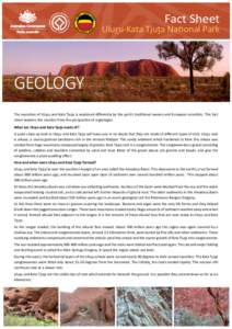 Fact Sheet  Parks Australia Uluru-Kata Tjuta National Park