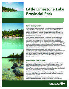 Little Limestone Lake Provincial Park Land Designation