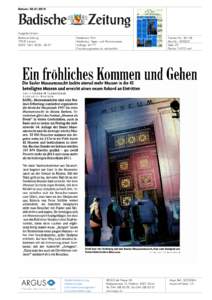 Datum: [removed]Ausgabe Lörrach Badische Zeitung[removed]Lörrach[removed] – 58 27
