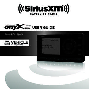 USER GUIDE Dock & Play Radio VEHICLE KIT INCLUDED