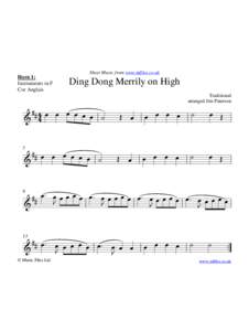 Sheet Music from www.mfiles.co.uk  Horn 1: Instruments in F Cor Anglais