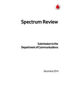 Microsoft Word - 20141202_VHA_SubmissionSpectrumReview_v17.docx