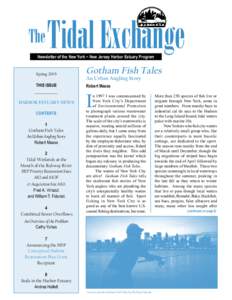 The  Tidal Exchange Newsletter of the New York ~ New Jersey Harbor Estuary Program