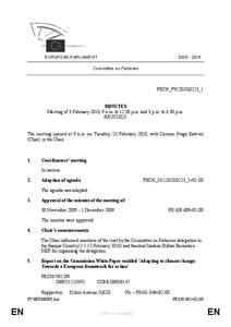 [removed]EUROPEAN PARLIAMENT Committee on Fisheries  PECH_PV(2010)0223_1