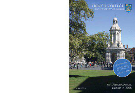 Jonathan Swift / Trinity College /  Dublin / University of Dublin / Education in Ireland / Central Applications Office / Trinity Washington University / Trinity College /  Cambridge / Trinity College /  Hartford / Connecticut / University and college admissions / Academia / Education