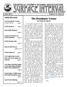 Surface Interval June 2014