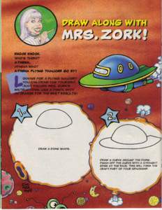 Drawing with mrs. zork- UFO