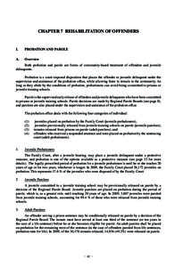 Criminal justice / Parole / Criminal procedure / Probation officer / Probation / Penal system of Japan / Corrections / Life imprisonment in the United States / Parole and Probation Administration / Law / Criminal law / Penology