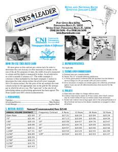 RETAIL AND NATIONAL RATES EFFECTIVE JANUARY 1, 2015 “P  y ser