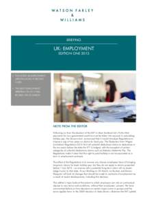 Microsoft Word - Employment Update - Edition One 2015