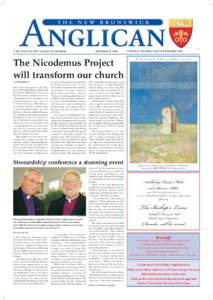 DECEMBER[removed]THE NEW BRUNSWICK ANGLICAN A SECTION OF THE ANGLICAN JOURNAL