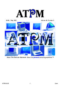 ATPM[removed]May 2012 Volume 18, Number 5
