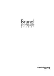 Microsoft Word[removed]Brunel University Financial  Statements Approved by Council.docx