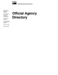 Grain Standards Act / Government / Agricultural law / Agriculture / United States Grain Standards Act / Grain Inspection /  Packers and Stockyards Administration / United States Department of Agriculture / Missouri Department of Agriculture