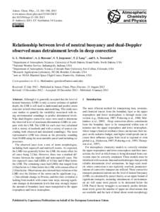 Storm / Radar meteorology / Weather / Mesoscale meteorology / Equilibrium level / Atmospheric convection / Convective available potential energy / Thunderstorm / Supercell / Meteorology / Atmospheric sciences / Atmospheric thermodynamics