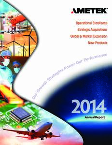 Operational Excellence Strategic Acquisitions Global & Market Expansion New Products  Annual Report