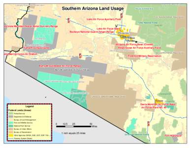 Sitgreaves National Forest  Colorado River Indian Reservation Southern Arizona Land Usage