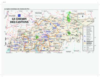 28.75“ x 21”  LE CHEMIN DES CANTONS  DES SOURCES