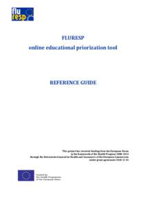    	
   FLURESP	
  	
   online	
  educational	
  priorization	
  tool	
   	
  