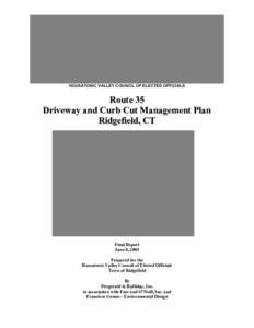 Microsoft Word - Final Driveway and Curb Cut Management Plan[removed]doc