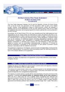 Non-tariff barriers to trade / World Trade Organization / Free trade area / European Union / South Korea / Dumping / Trade pact / Australia–United States Free Trade Agreement / South Korea–United States Free Trade Agreement / International trade / International relations / Business
