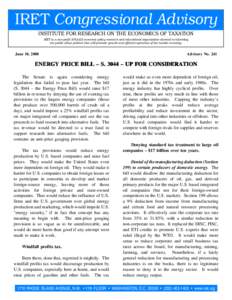 Biofuels / Ethanol fuel / Windfall profits tax / Energy security / Energy industry / Energy policy of the United States / Food vs. fuel / Energy / Energy economics / Energy development