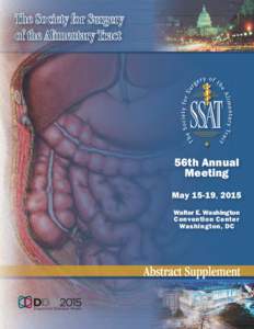 The Society for Surgery of the Alimentary Tract 56th Annual Meeting May 15-19, 2015