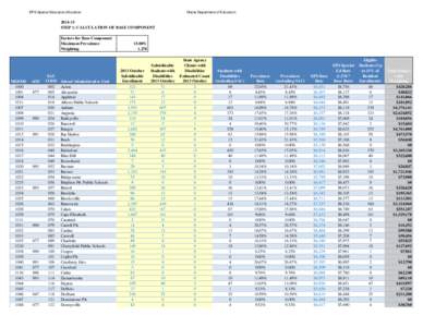 EPS Special Education Allocation  Maine Department of Education[removed]STEP 1: CALCULATION OF BASE COMPONENT