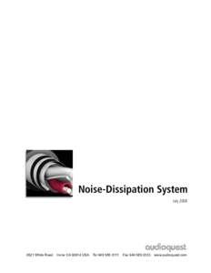 Noise-Dissipation System JulyWhite Road  Irvine CAUSA