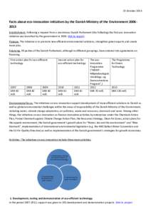 Denmark / Copenhagen / Denmark–Philippines relations / Economy of Denmark / Geography of Europe / Europe / Eco-innovation