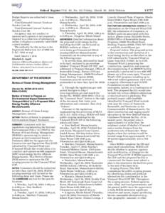 Federal Register / Vol. 83, NoFriday, March 30, Notices Budget Reports are submitted 4 times per year. Total Estimated Annual Nonhour Burden Cost: $0. Total Estimated Annual Nonhour