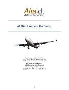 Evaluation / Reference / Avionics / ARINC 429 / ARINC 708 / ARINC / 429 / ARINC 825 / ARINC 818 / Standards / Aviation / Aircraft instruments
