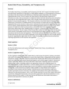 Social issues / Privacy / Family Educational Rights and Privacy Act / Privacy Office of the U.S. Department of Homeland Security / Government / Personally identifiable information / Internet privacy / Information privacy / United States Department of Education / Ethics / Privacy law / Identity management