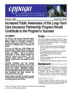 Increased Public Awareness of the Long-Term Care Insurance Partnership Program Would Contribute to the Program’s Success