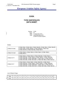 EASA E 004 TCDS Issue 4 CFM56-7B