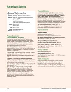 State Brownfields and Voluntary Response Programs: An Update from the States, 2009, Region 9