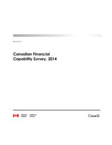 Form No. 1  Canadian Financial Capability Survey, 2014  Canadian Financial Capability Survey (CFCS)