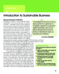 Environmental economics / Environmental social science / Business ethics / Sustainable architecture / Sustainable development / Sustainable business / Corporate sustainability / Brundtland Commission / Natural capital / Environment / Sustainability / Earth