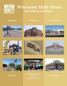 Wisconsin Main Street[removed]Annual Report Beautification  New Business