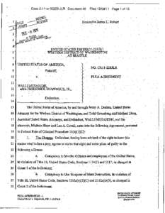 Case 2:11-crJLR Document 45  FiledPage 1 of 13 Honorable James L: Robart