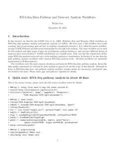 RNA-Seq Data Pathway and Gene-set Analysis Workflows Weijun Luo December 20, 2013