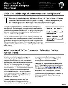 Snowmobiles / Tracked vehicles / Impact assessment / Yellowstone National Park / Yellowstone River / Sylvan Pass / Environmental impact statement / Geography of the United States / Wyoming / Greater Yellowstone Ecosystem