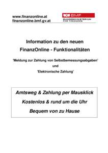 Information zur elektronischen Zahlung