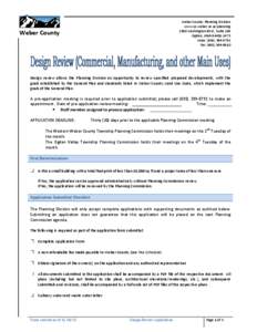 Weber County Planning Division www.co.weber.ut.us/planning 2380 Washington Blvd., Suite 240 Ogden, Utah[removed]Voice: ([removed]Fax: ([removed]