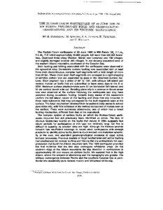 Bulletin of the Seismological Society of America, Vol. 82, no. 4, pp[removed]; August[removed]THE RUDBAR-TAROM EARTHQUAKE OF 20 JUNE 1990 IN