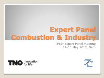 Expert Panel Combustion & Industry TFEIP Expert Panel meetingMay 2012, Bern  Combustion & Industry EP